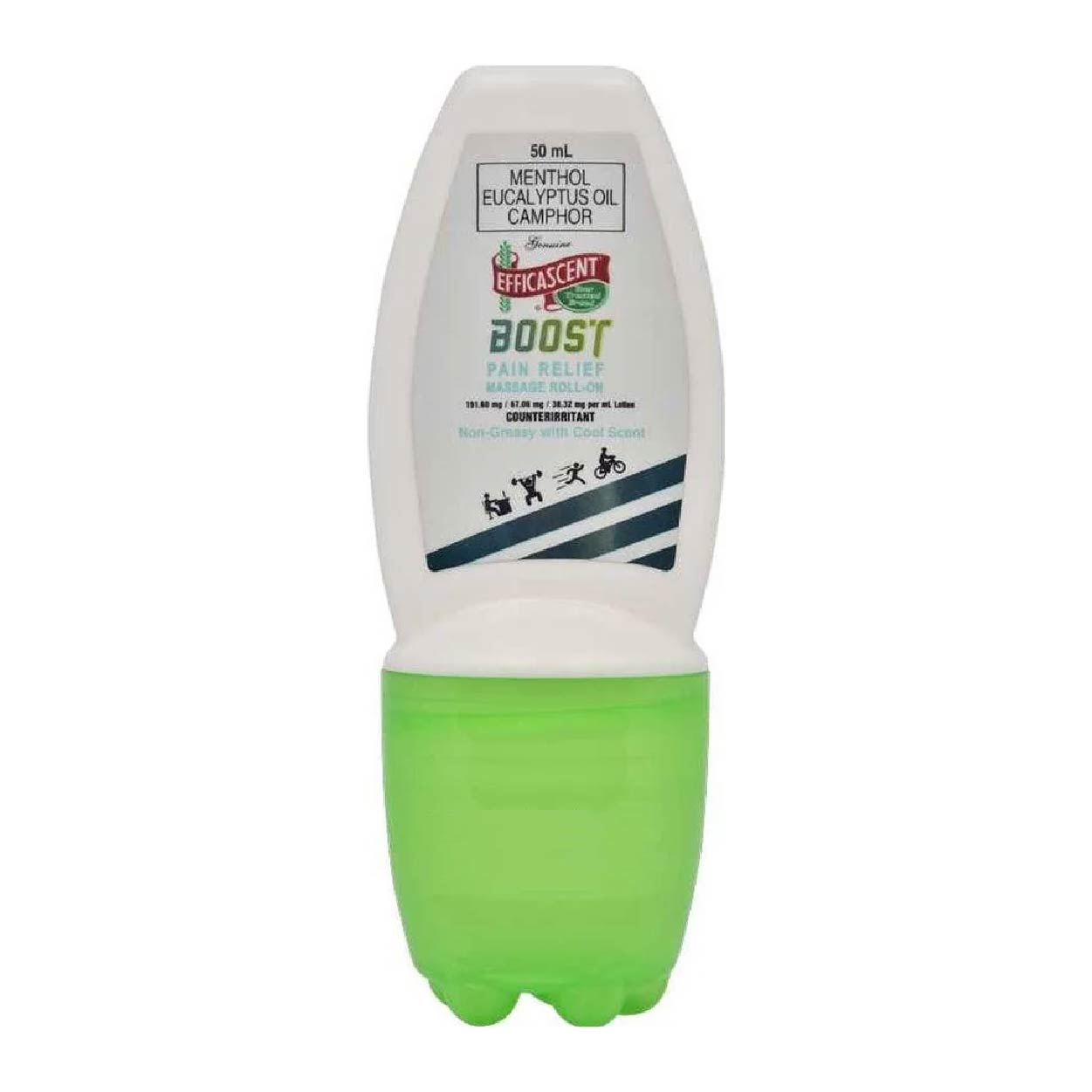 Efficascent Boost Pain Relief Massage Roll-On 50ml