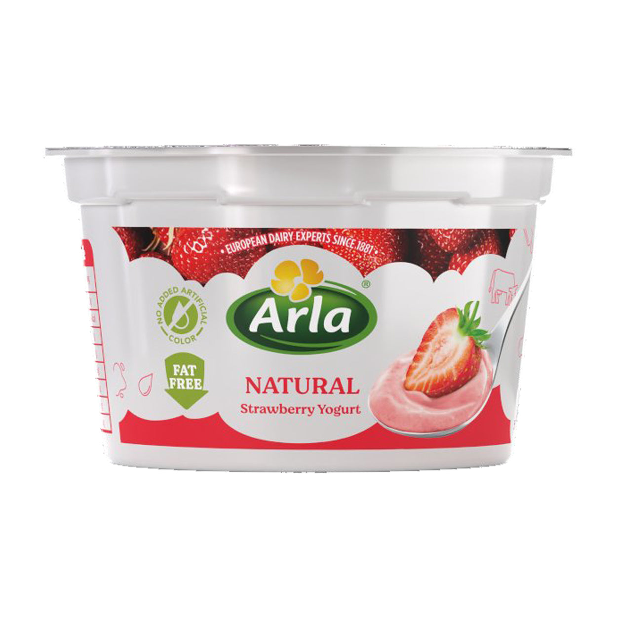 Arla Natural Strawberry Yogurt 100g