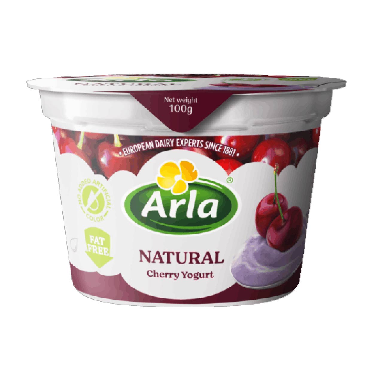 Arla Natural Cherry Yogurt 100g