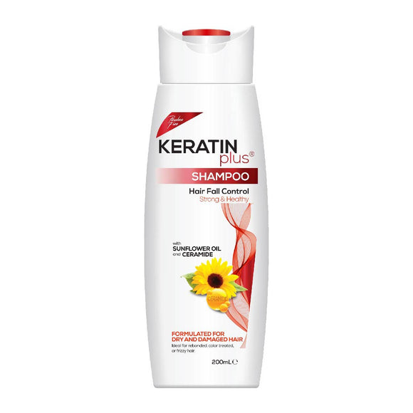 Keratin Plus Shampoo Hair Fall Control Strong & Healthy 200ml