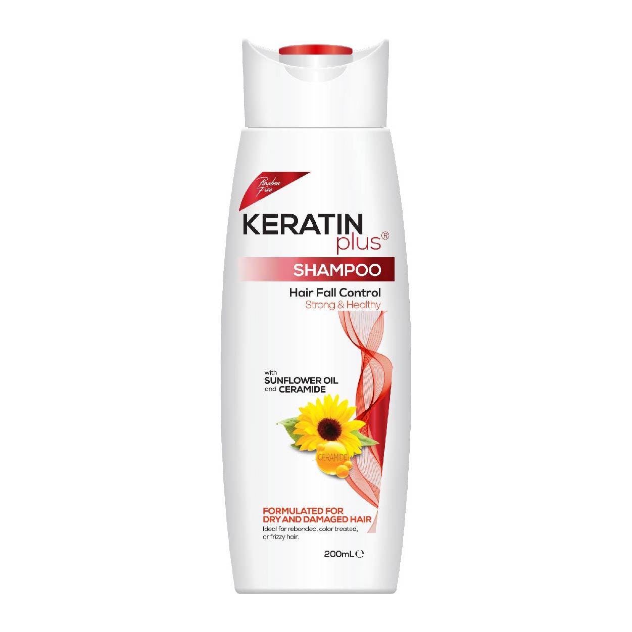 Keratin Plus Shampoo Hair Fall Control Strong & Healthy 200ml