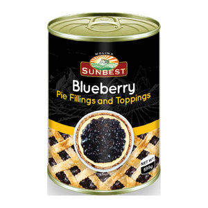 Sunbest Blueberry Pie Fillings and Toppings 595g