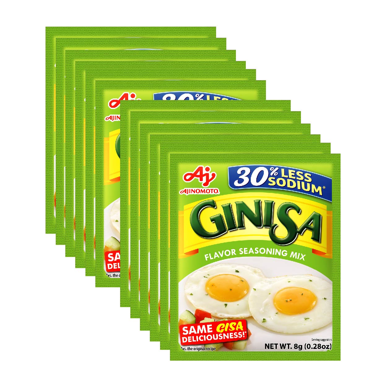 Ajinomoto Ginisa Flavor Seasoning Mix 30% Less Sodium 12x8g