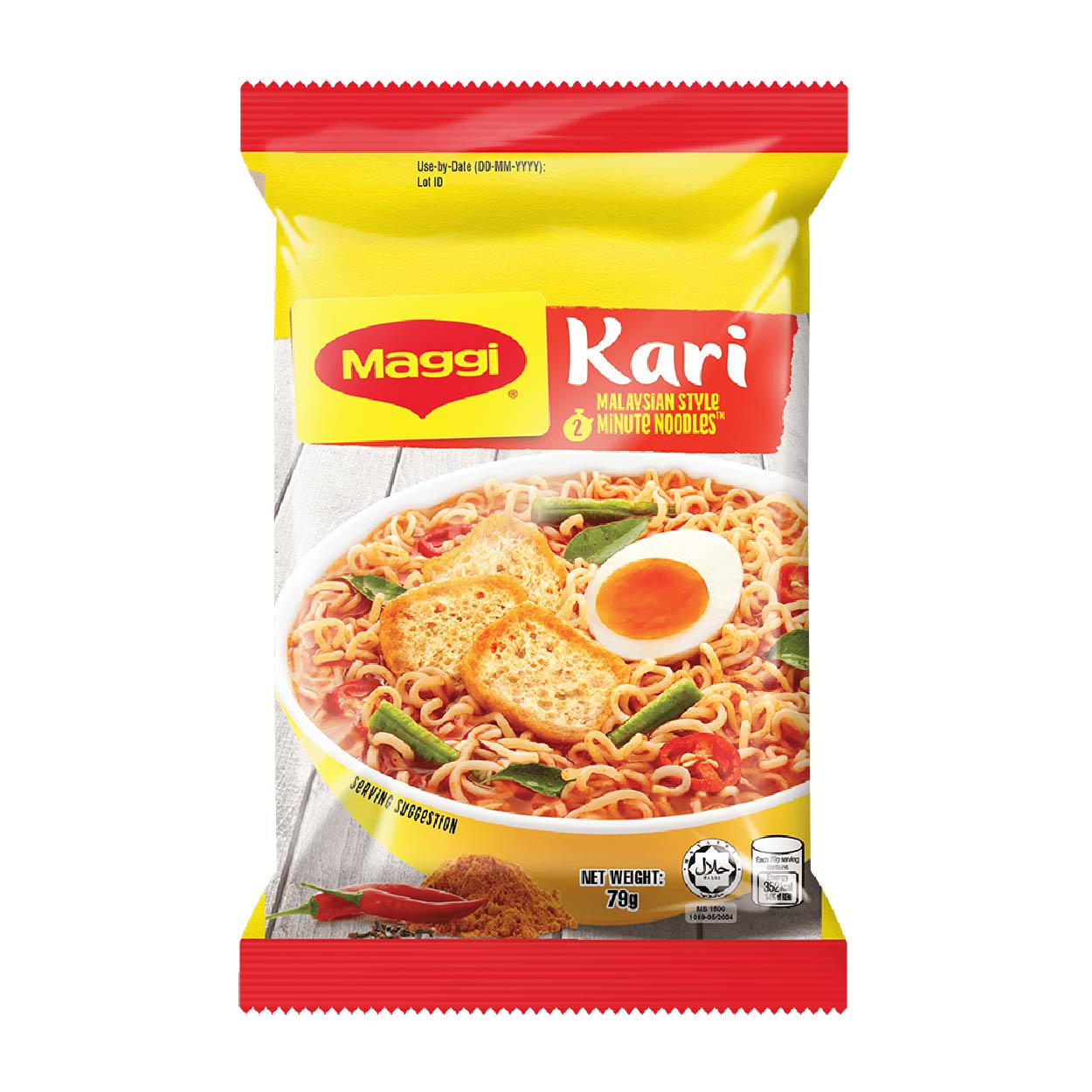 Maggi Kari Malaysian Style 2 Minute Noodles 79g