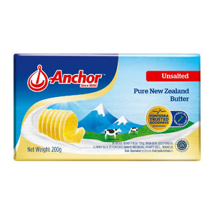 Anchor Butter Unsalted 200g