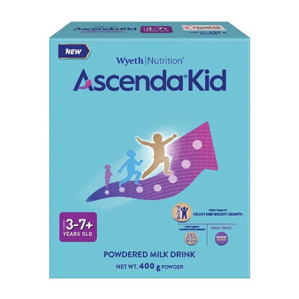 Ascenda Kid Powdered Milk Drink 3-7+ years old 400g