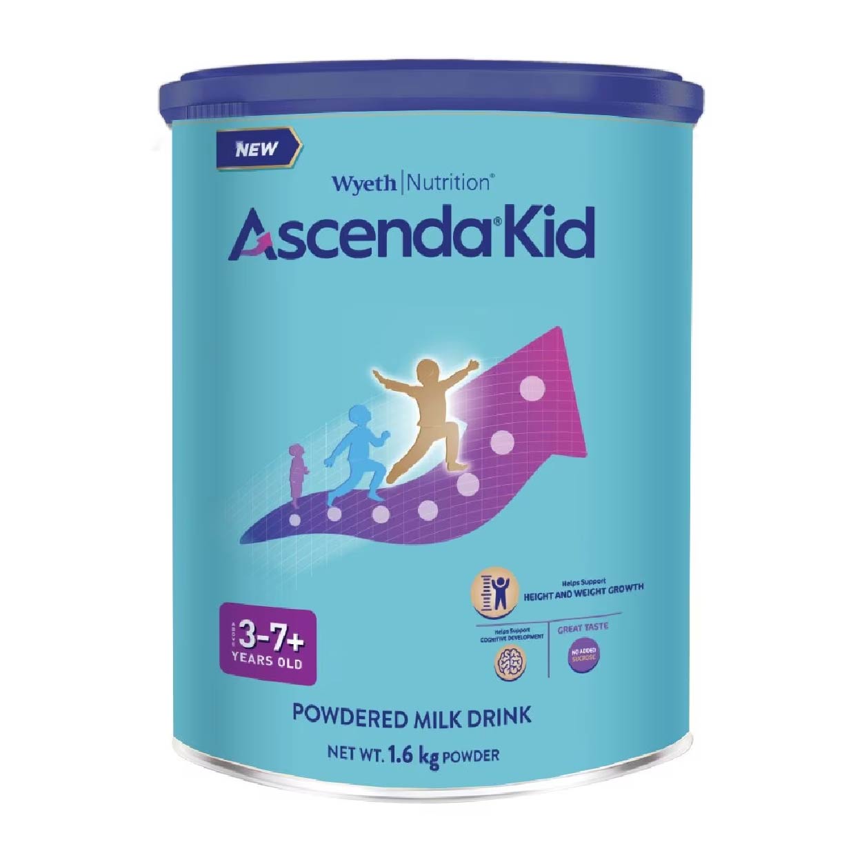Ascenda Kid Powdered Milk Drink 3-7+ years old 1.6kg