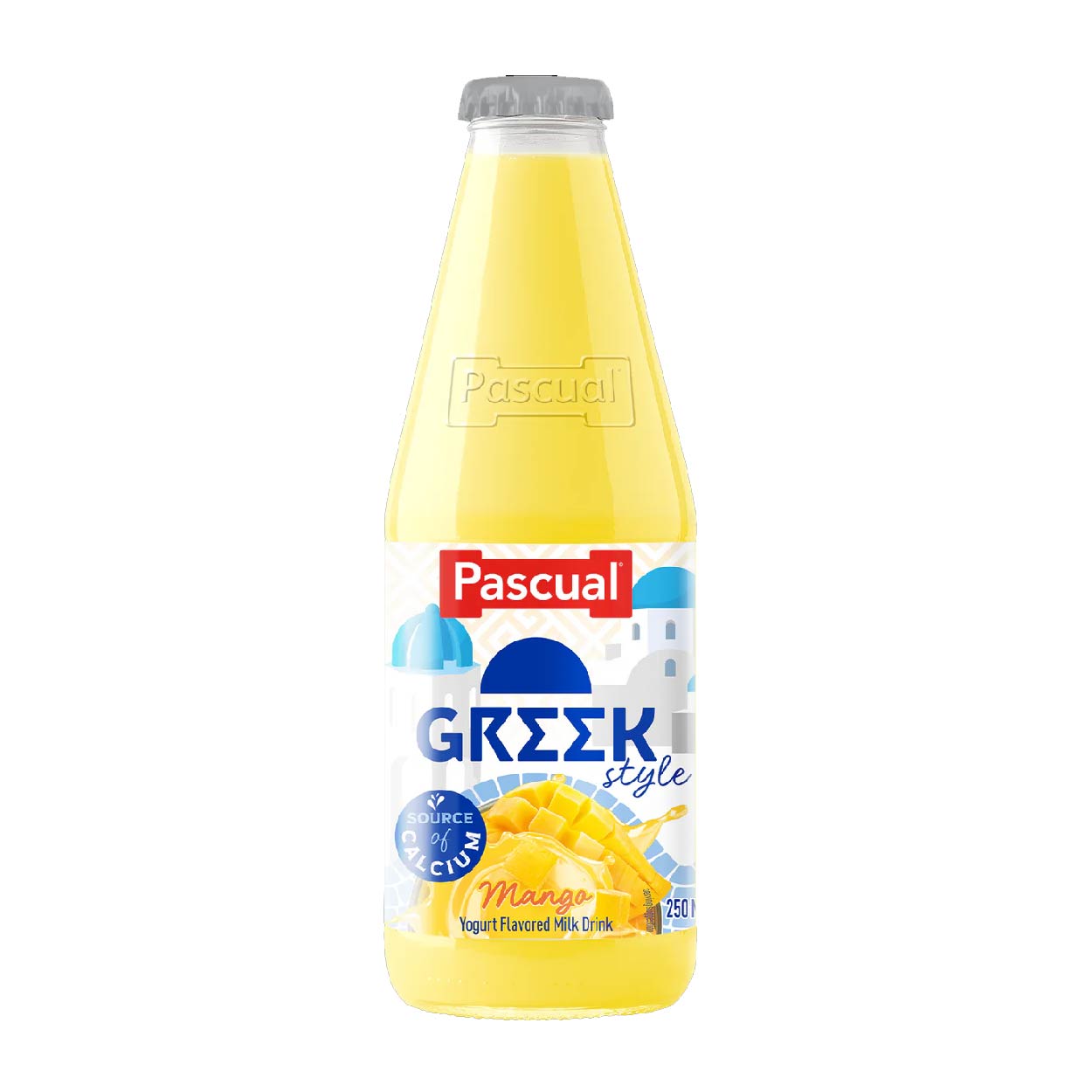 Pascual Greek Style Yogurt Flavored Milk Drink Mango 250ml
