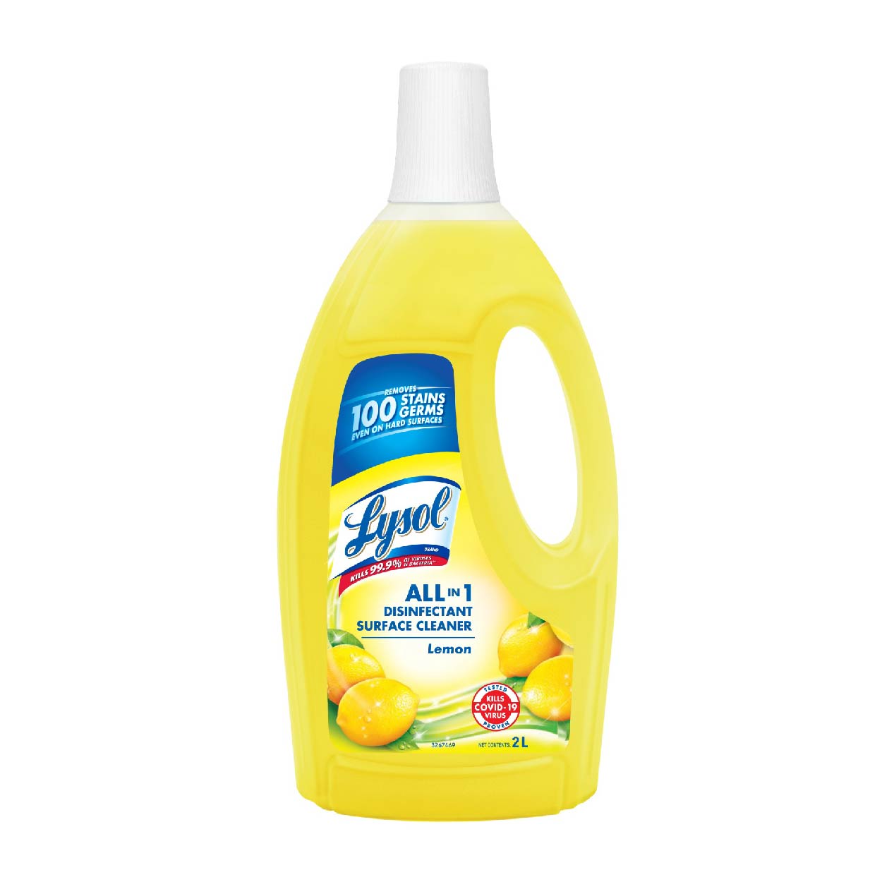 Lysol All in 1 Disinfectant Surface Cleaner Lemon 2L