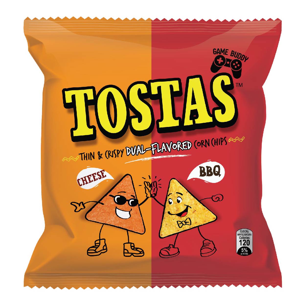 Tostas Corn Chips Cheese & BBQ 24g