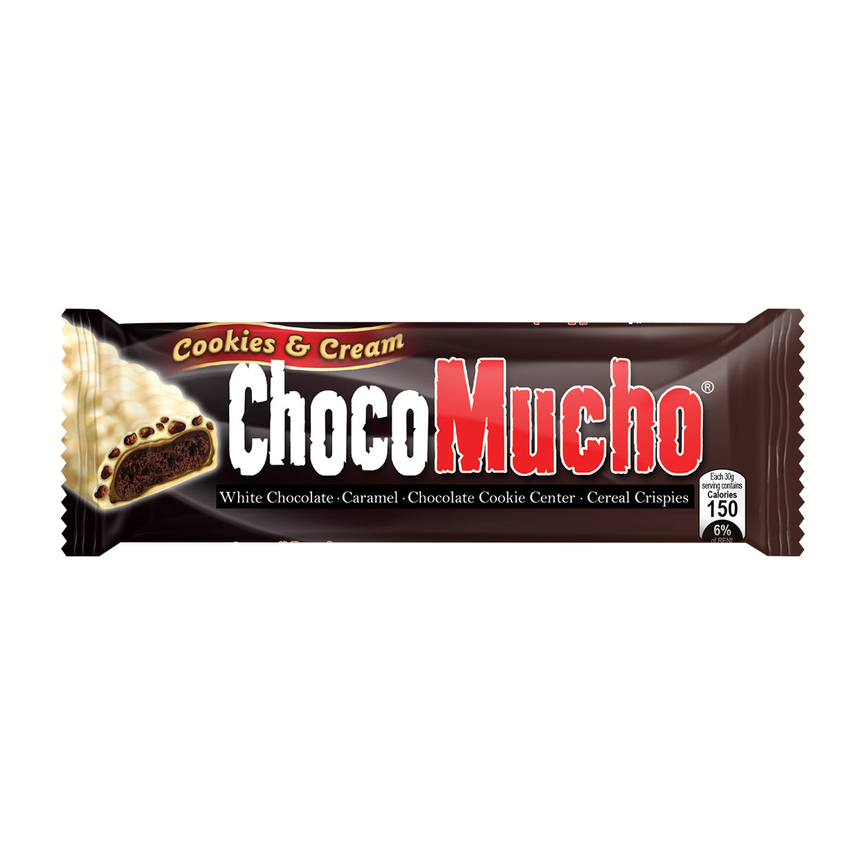 Choco Mucho Cookies & Cream Wafer Roll 30g