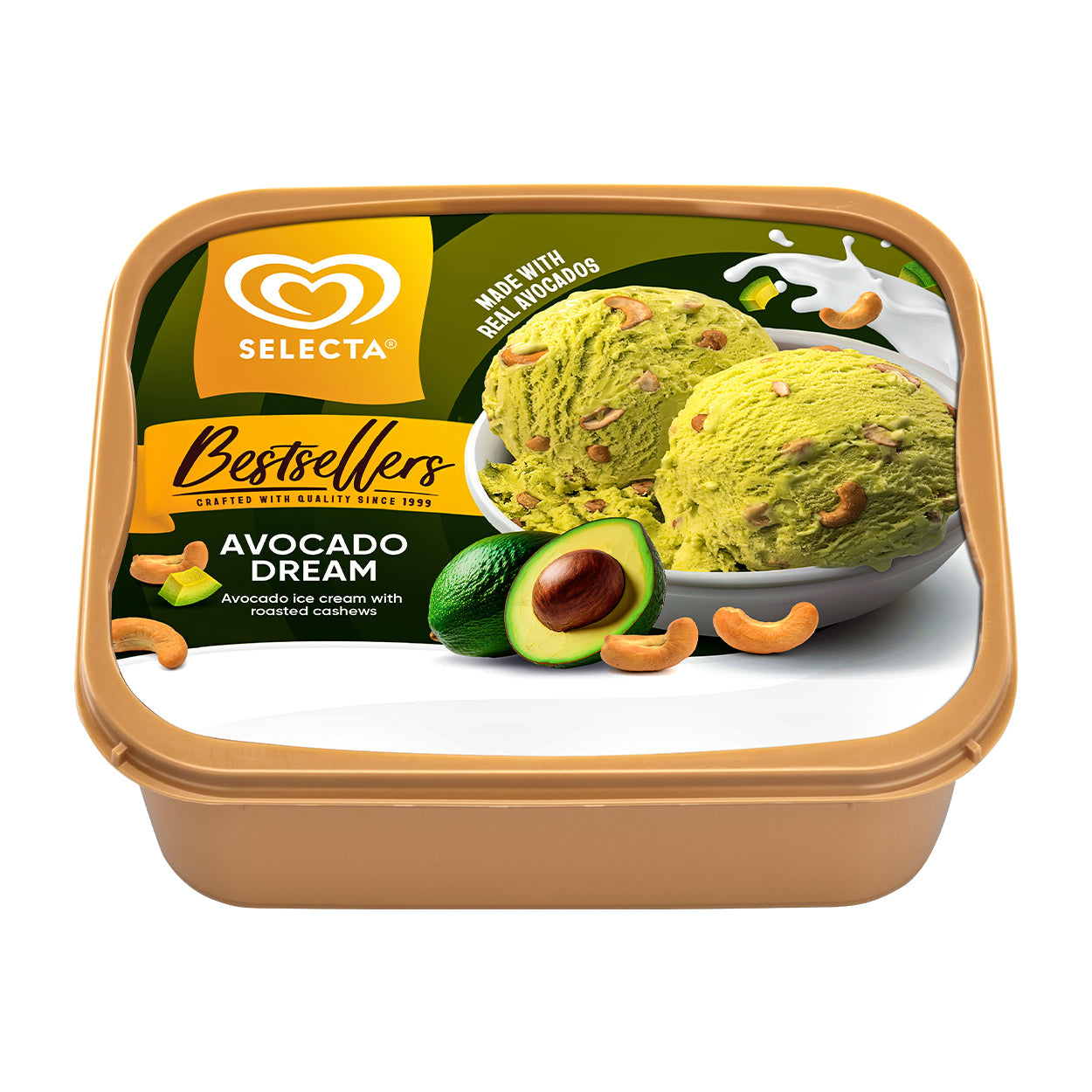 Selecta Avocado Dream Ice Cream 1.25L