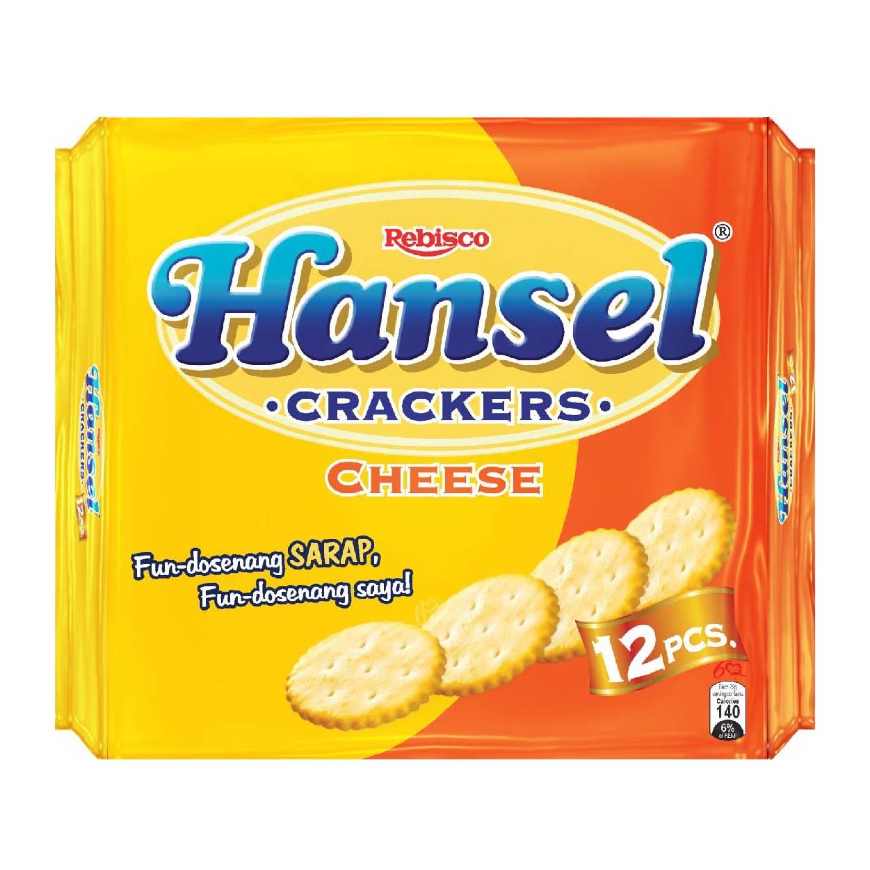 Rebisco Hansel Crackers Cheese 10packs of 12pcs
