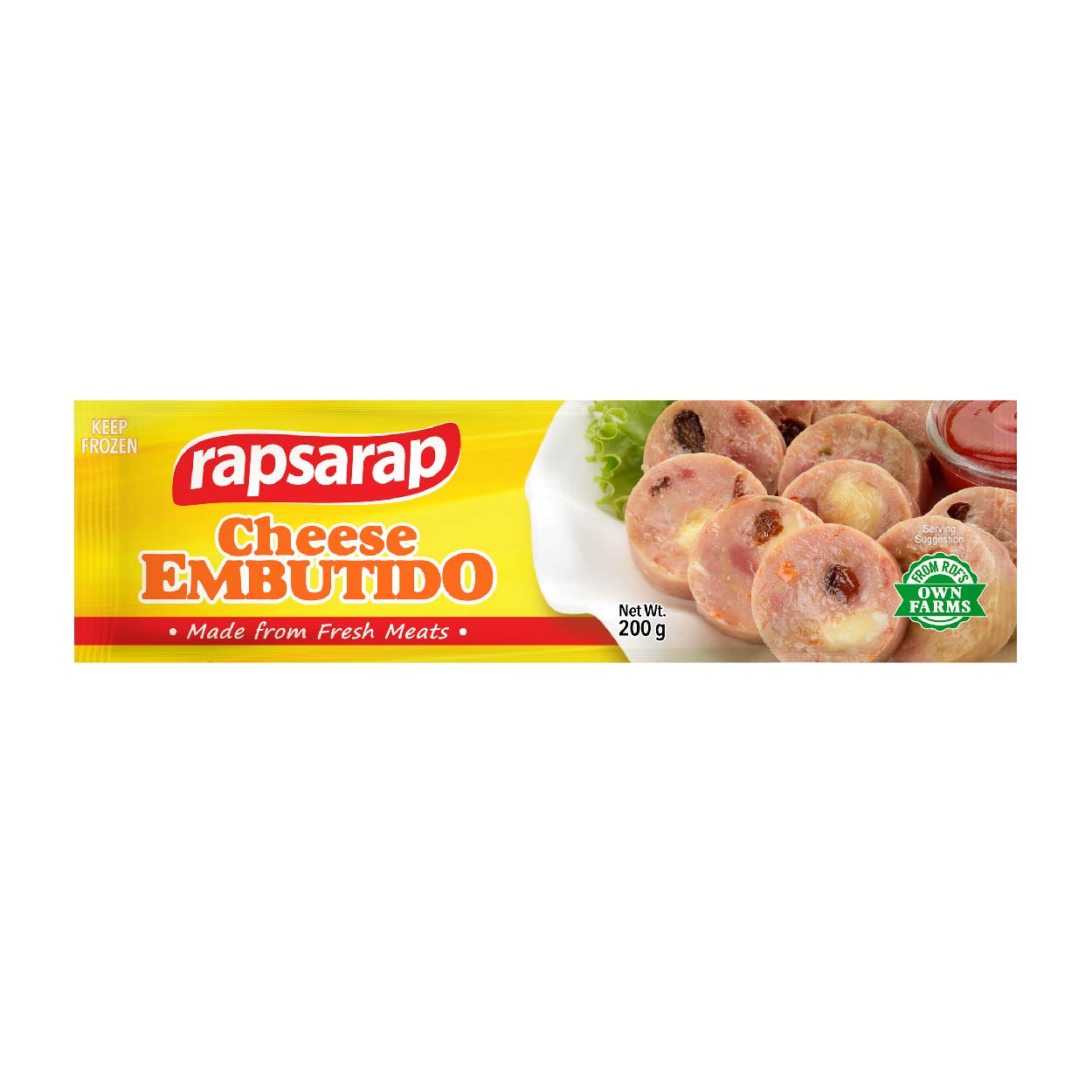 Rapsarap Cheese Embutido 200g
