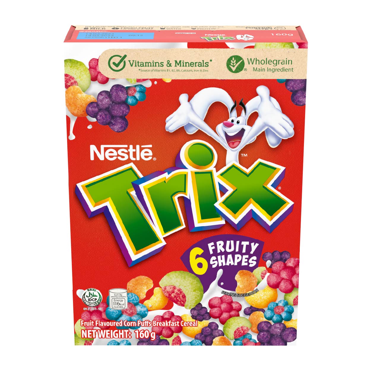 Nestle Trix 6 Fruity Shapes Cereal 160g