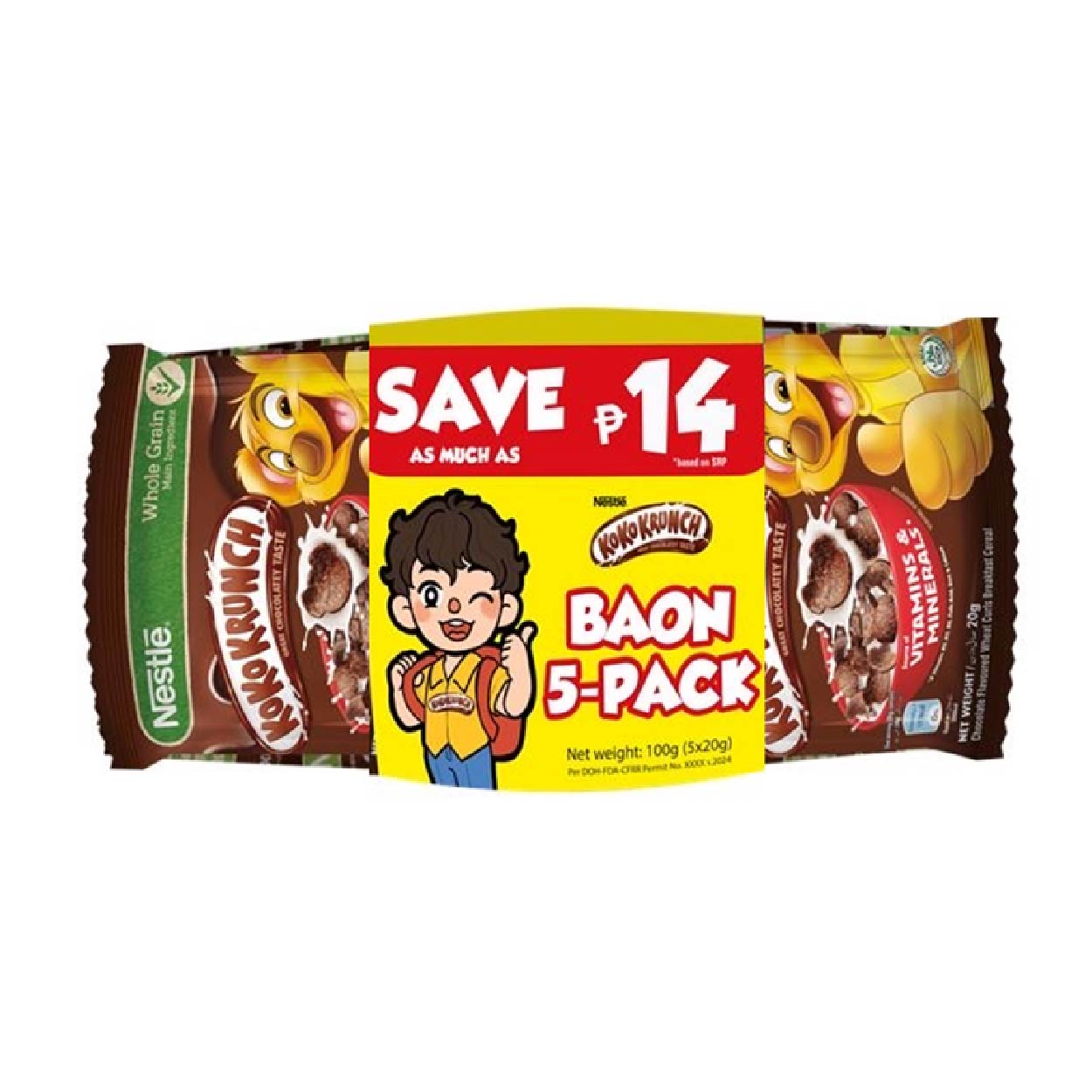 Nestle Koko Krunch 5x20g Baon 5-Pack SAVE 14.00