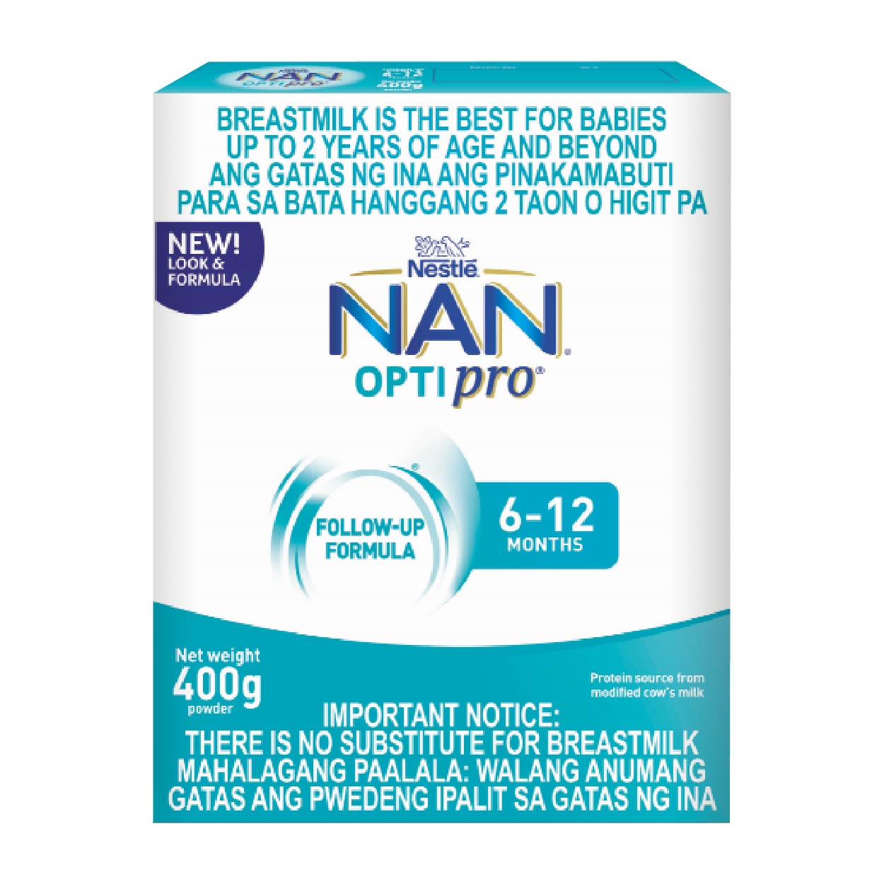 Nan Optipro Follow-Up Formula 6-12 months 400g