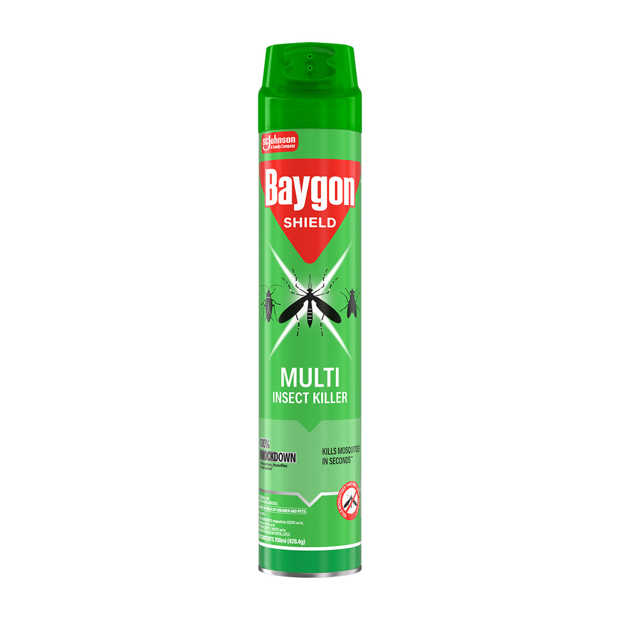 Baygon Shield Multi Insect Killer Aerosol 700ml