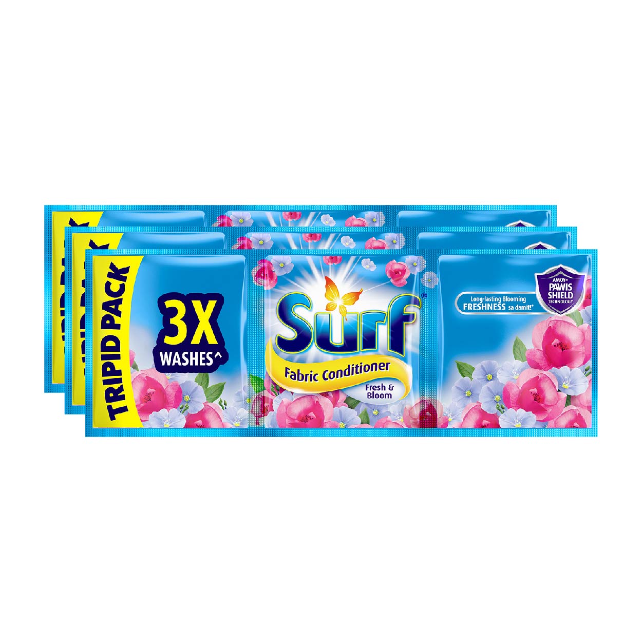 Surf Fabric Conditioner Fresh & Bloom 3x69ml