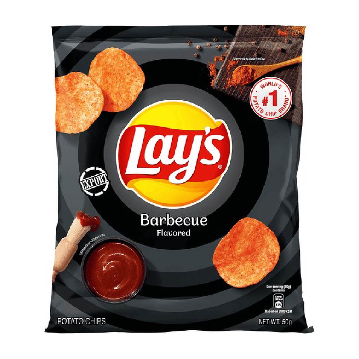 Lay's Barbecue Flavored Potato Chips 50g
