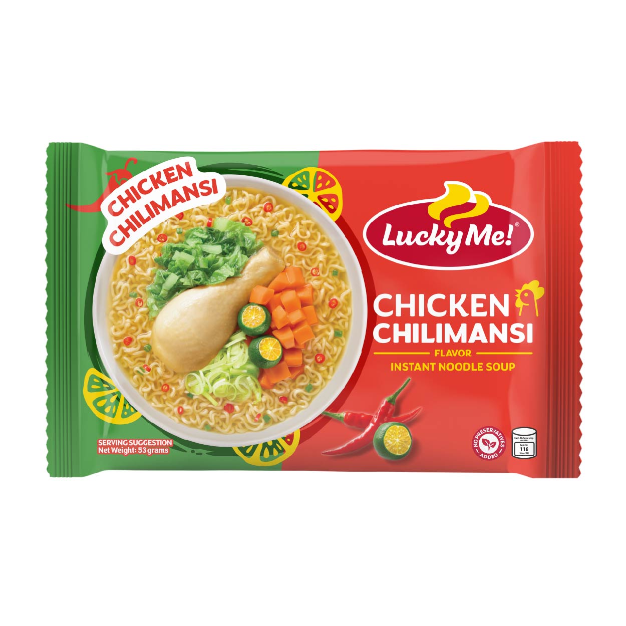 Lucky Me Instant Mami Noodle Soup Chicken Chilimansi 53g
