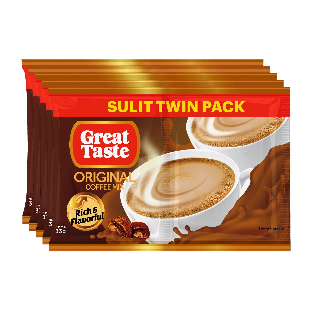 Great Taste Original Coffee Mix Twin Pack 5x33g