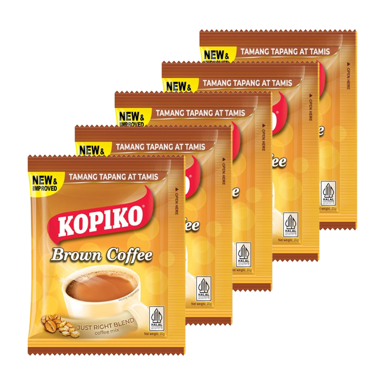 Kopiko Brown Coffee Mix Hanger 5x20g