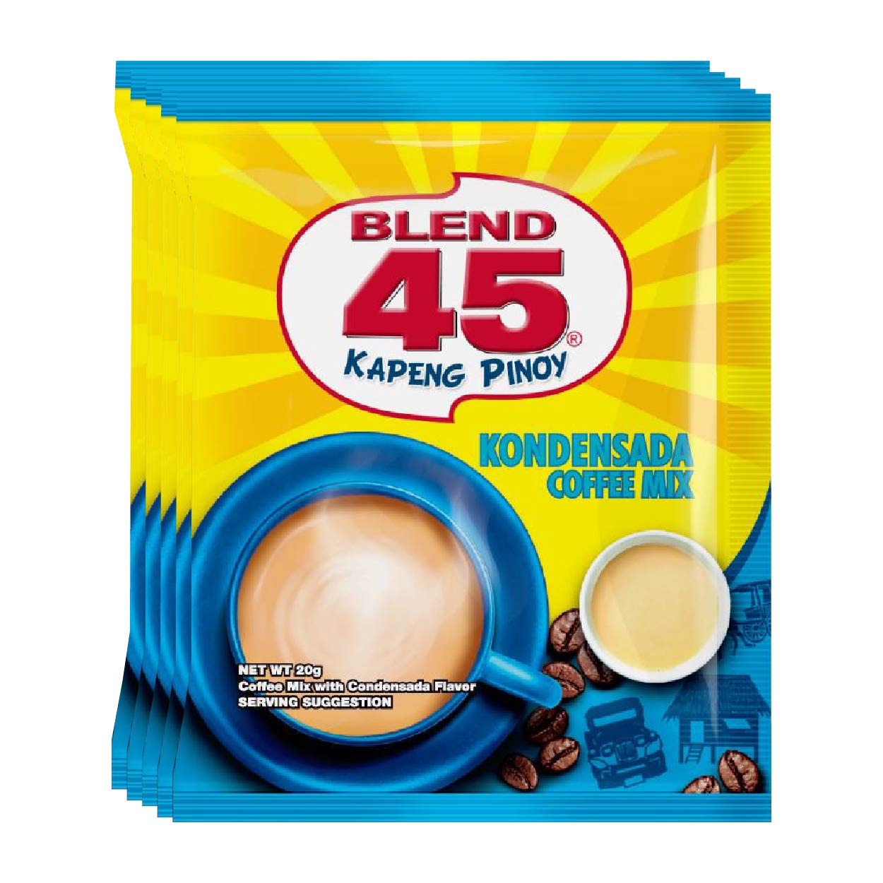 Blend 45 Kapeng Pinoy Kondensada Coffee Mix 5x20g