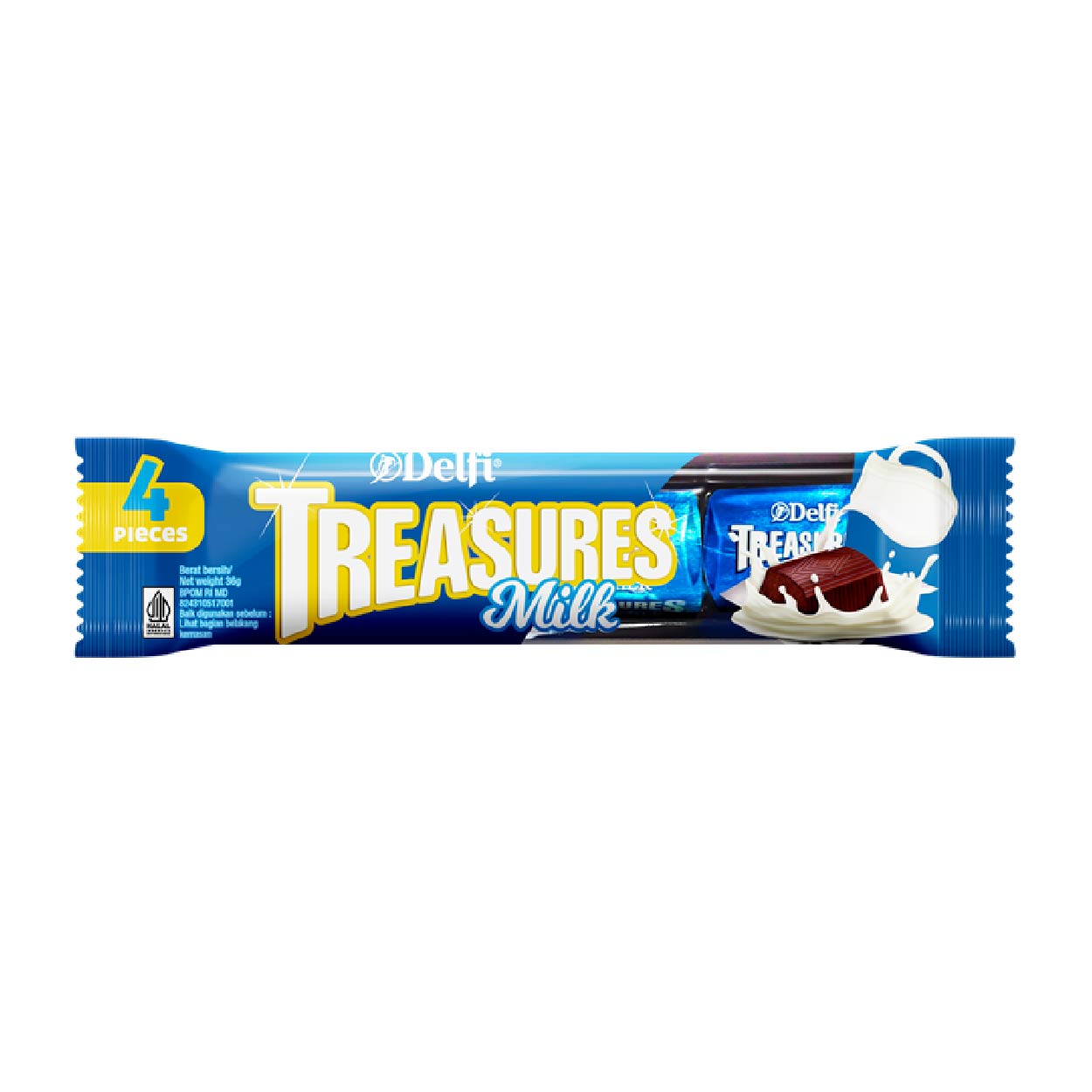 Delfi Treasures Milk Chocolate 36g