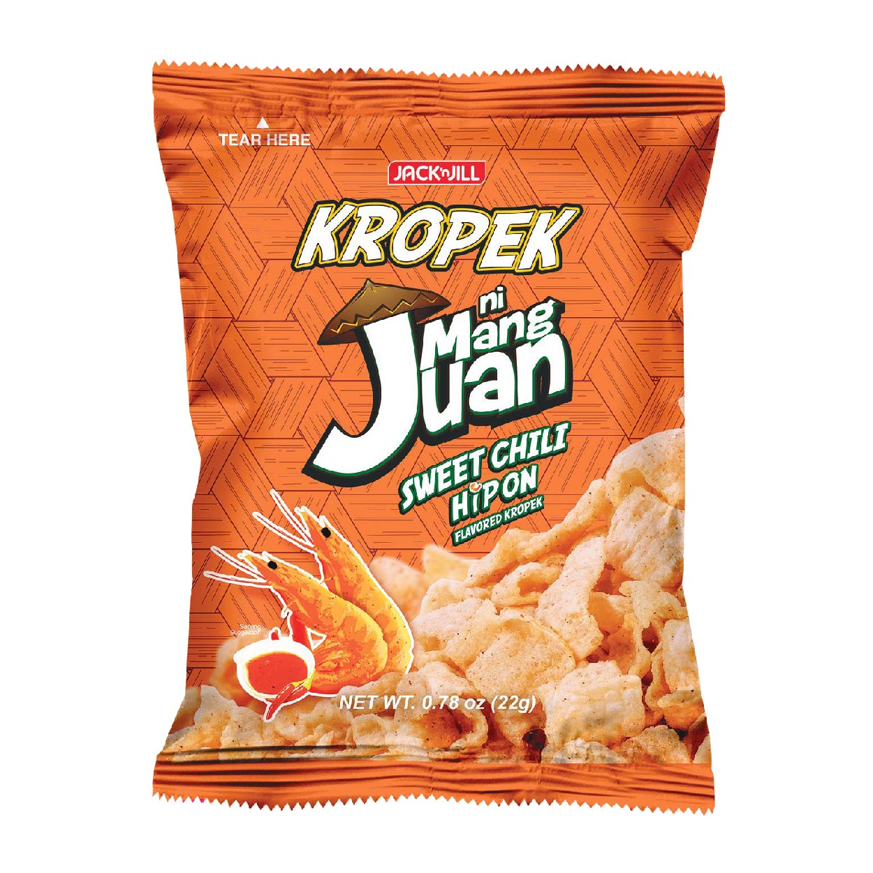 J&J Kropek Ni Mang Juan Sweet Chili Hipon 22g