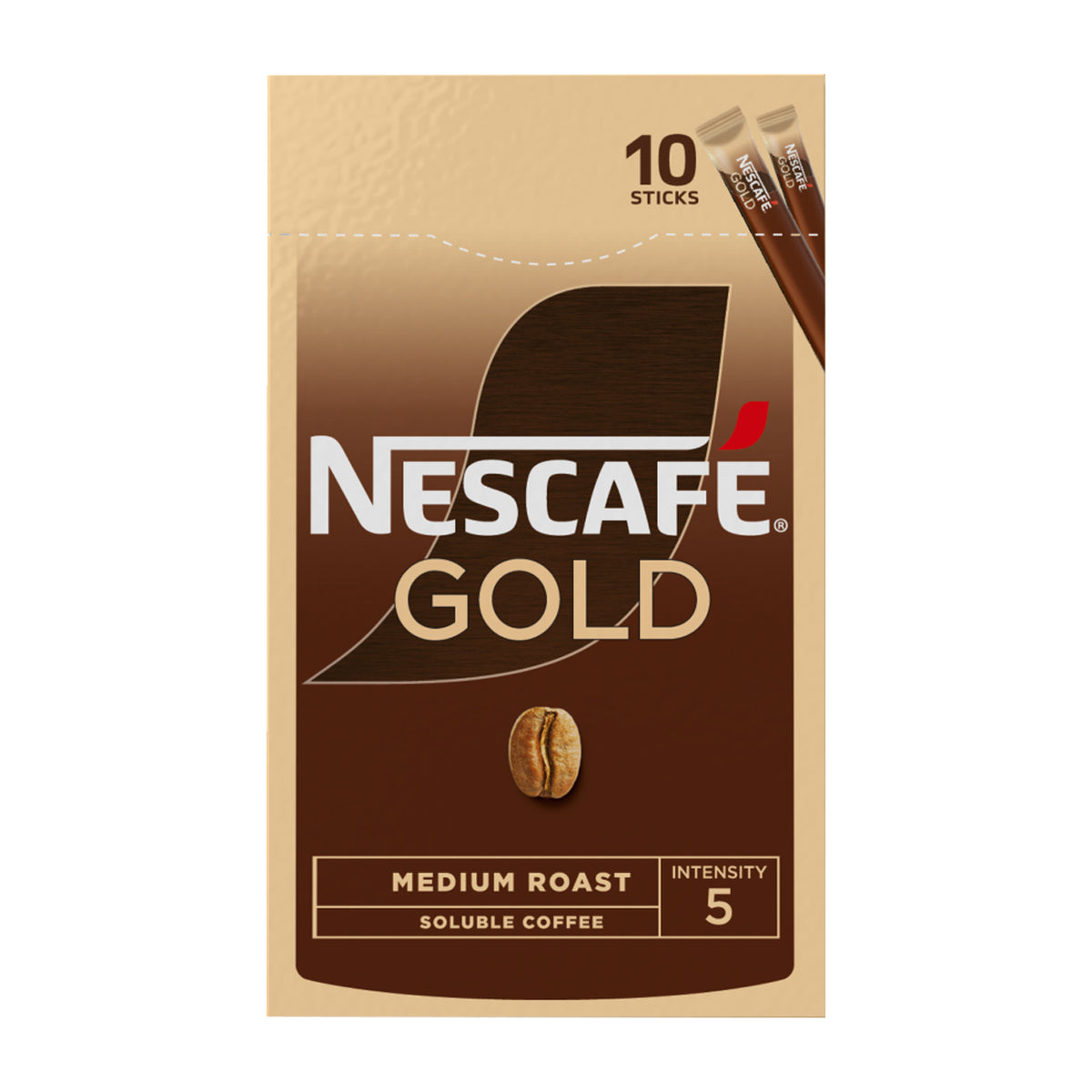 Nescafe Gold Medium Roast Soluble Coffee 10x2g