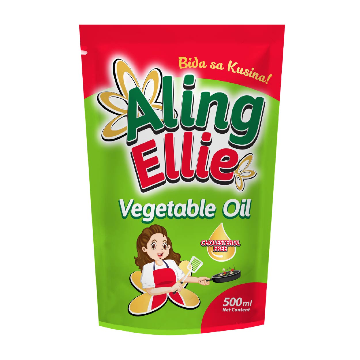 Aling Ellie Vegetable Oil Pouch 500ml