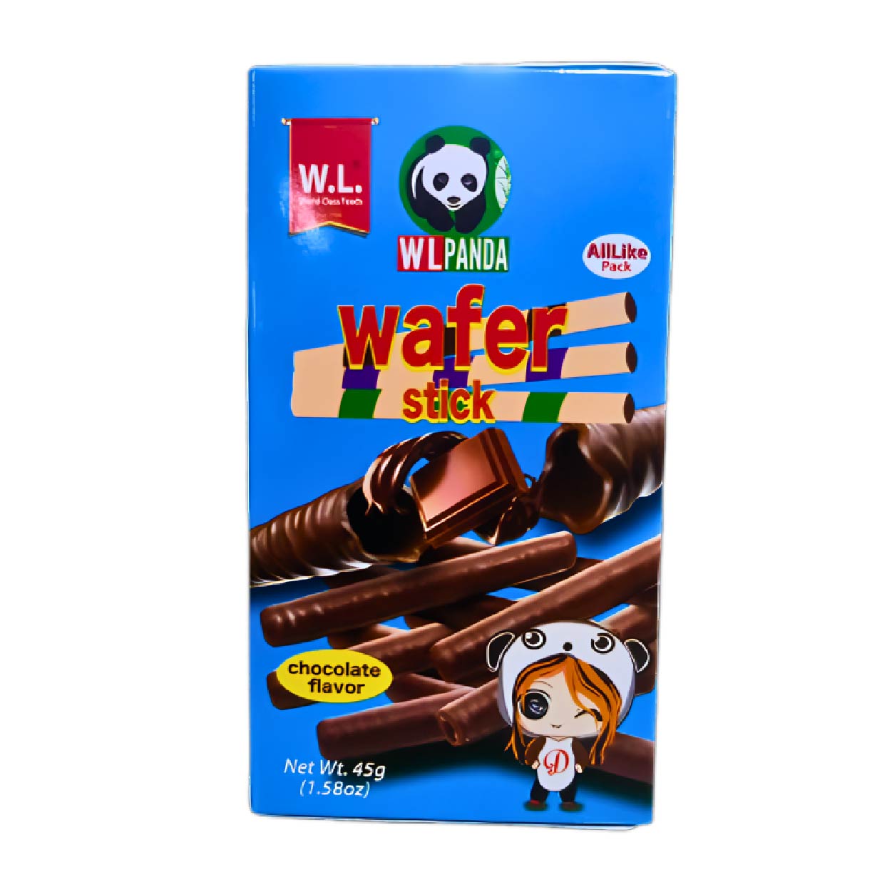 WL Panda Chocolate Wafer Stick 45g