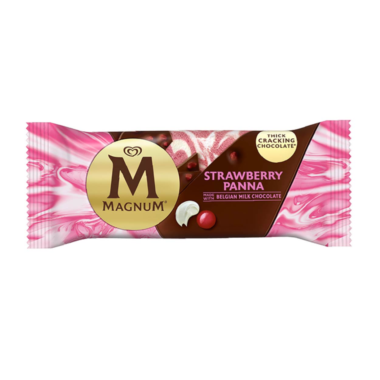 Selecta Magnum Strawberry Panna Ice Cream Stick 80ml