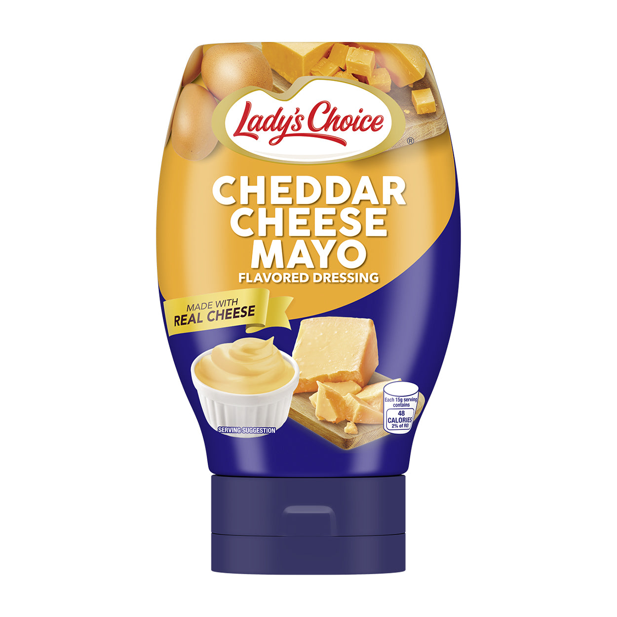 Lady's Choice Flavored Dressing Cheddar Cheese Mayo 290ml