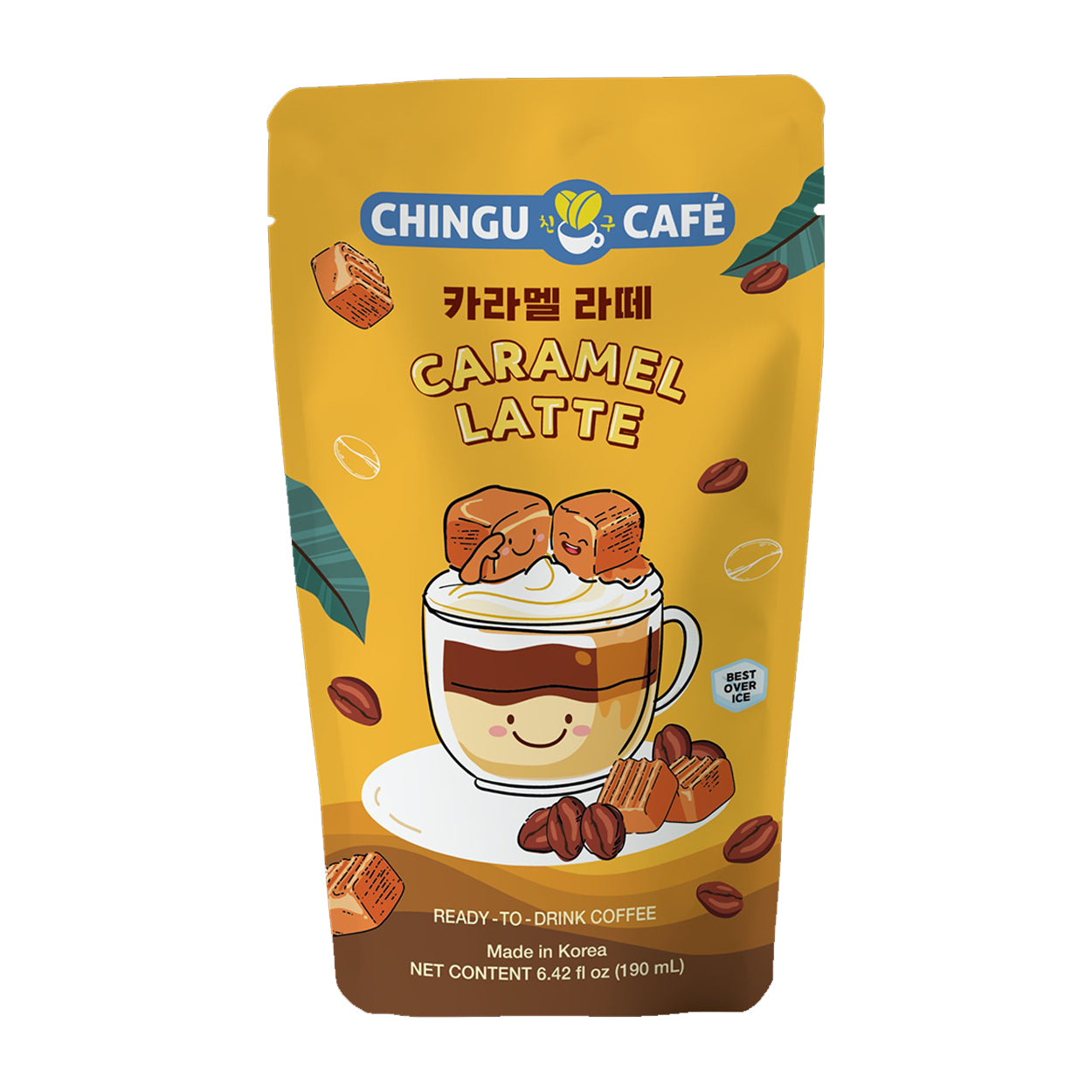 Chingu Cafe Caramel Latte Ready to Drink Coffee 190ml