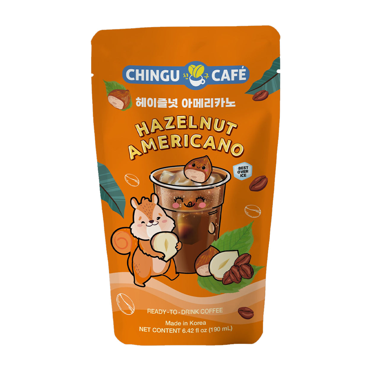 Chingu Cafe Hazelnut Americano Ready-To-Drink Coffee 190ml