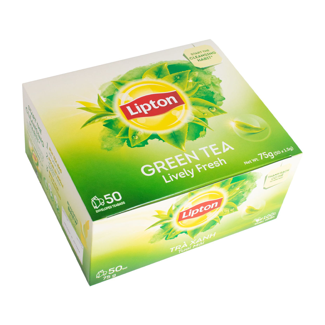 Lipton Green Tea Lively Fresh 50x1.5g