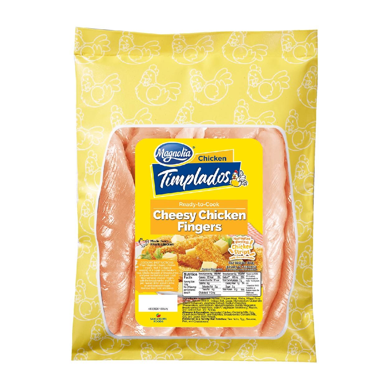 Magnolia ChickenTimplados Ready-to-Cook CheesyChicken Fingers350g