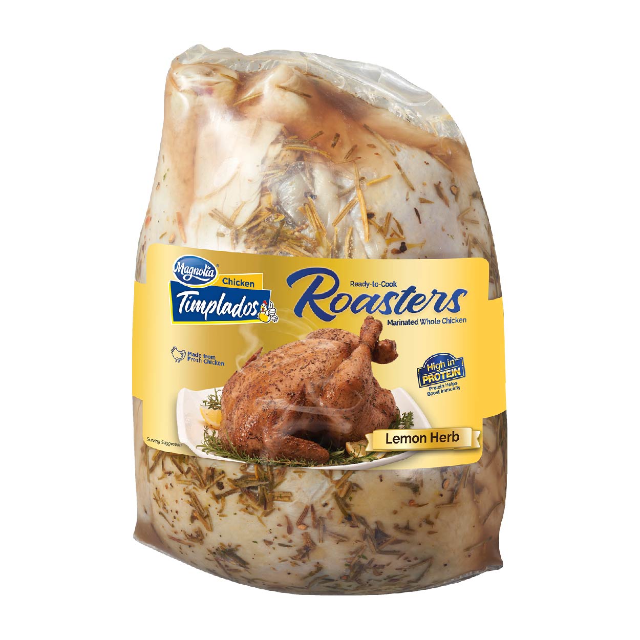 Magnolia RTC Marinated Whole Chicken Lemon Herb Approx 0.9-1.2kg
