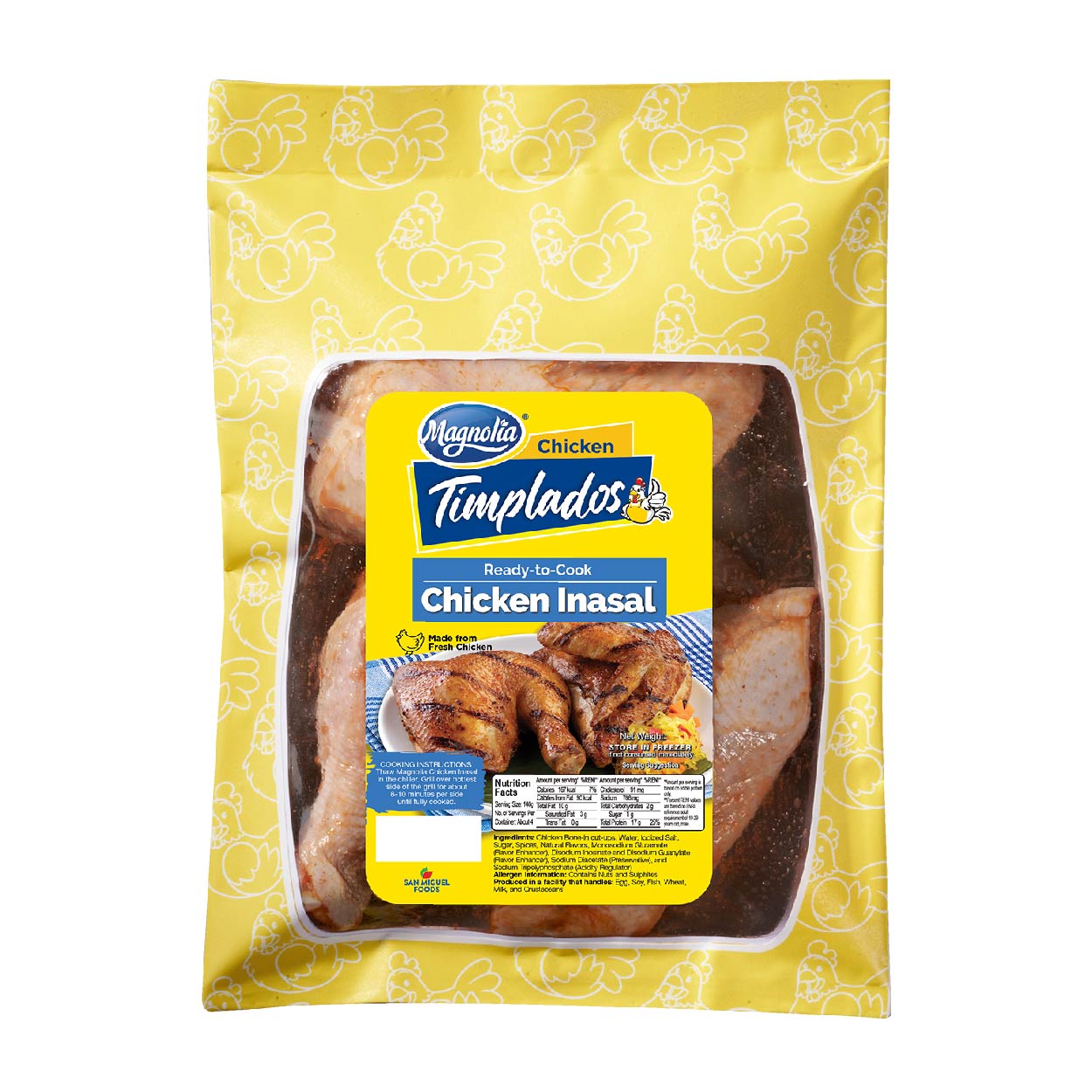 Magnolia Chicken Timplados Ready-to-Cook Chicken Inasal 550g