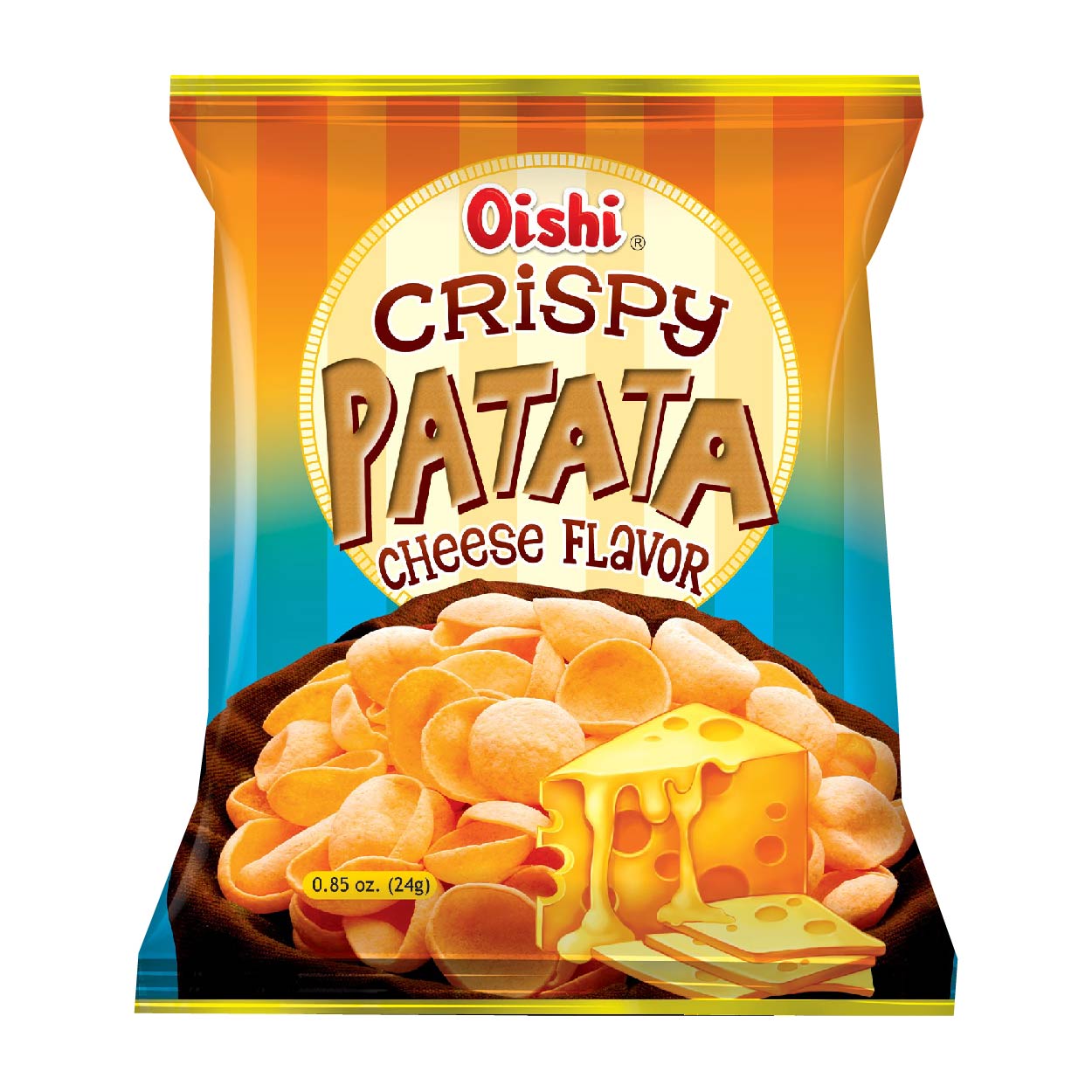 Oishi Crispy Patata Cheese Flavor 24g