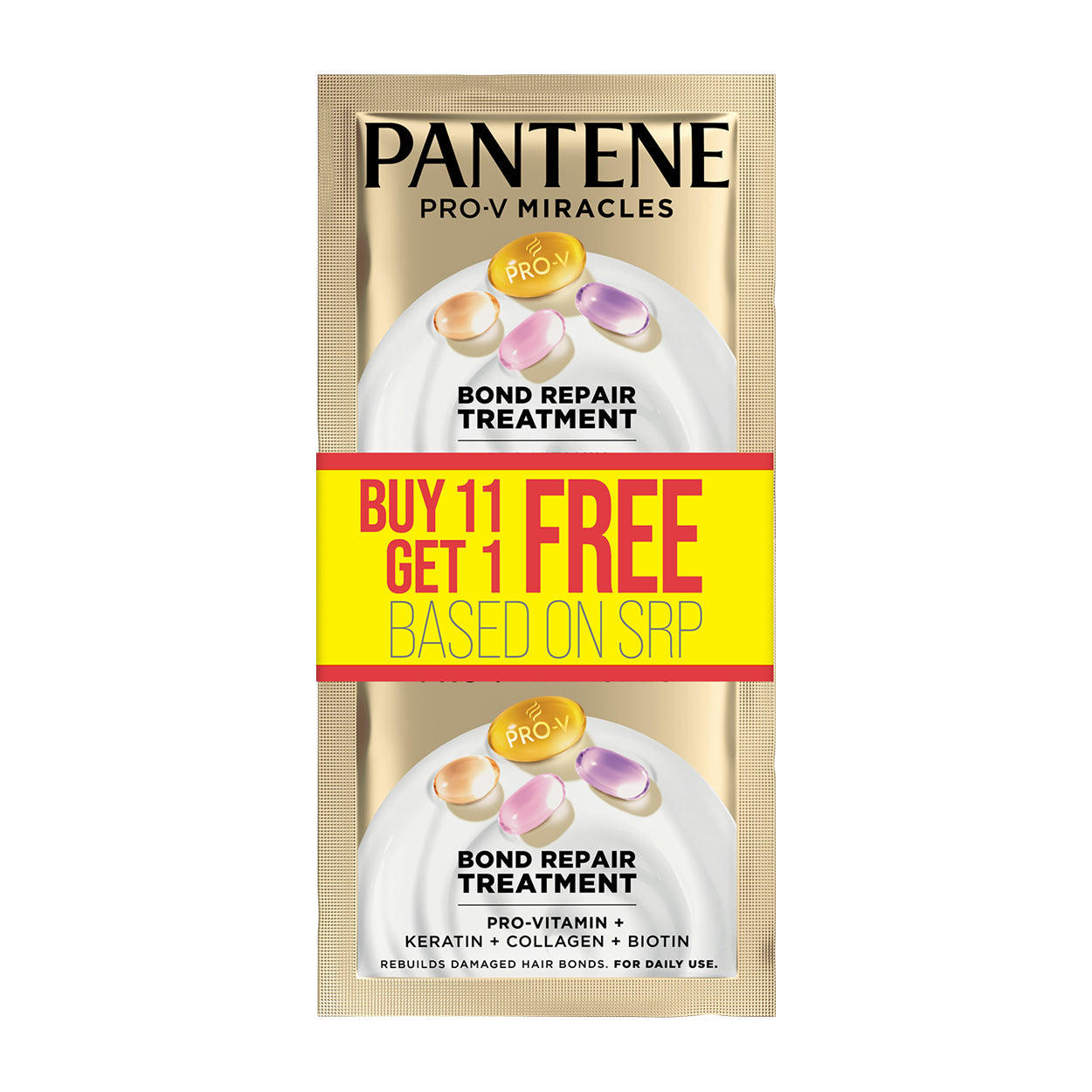 Pantene Pro-V Miracles Treatment Bond Repair 11x13ml + 1 Free