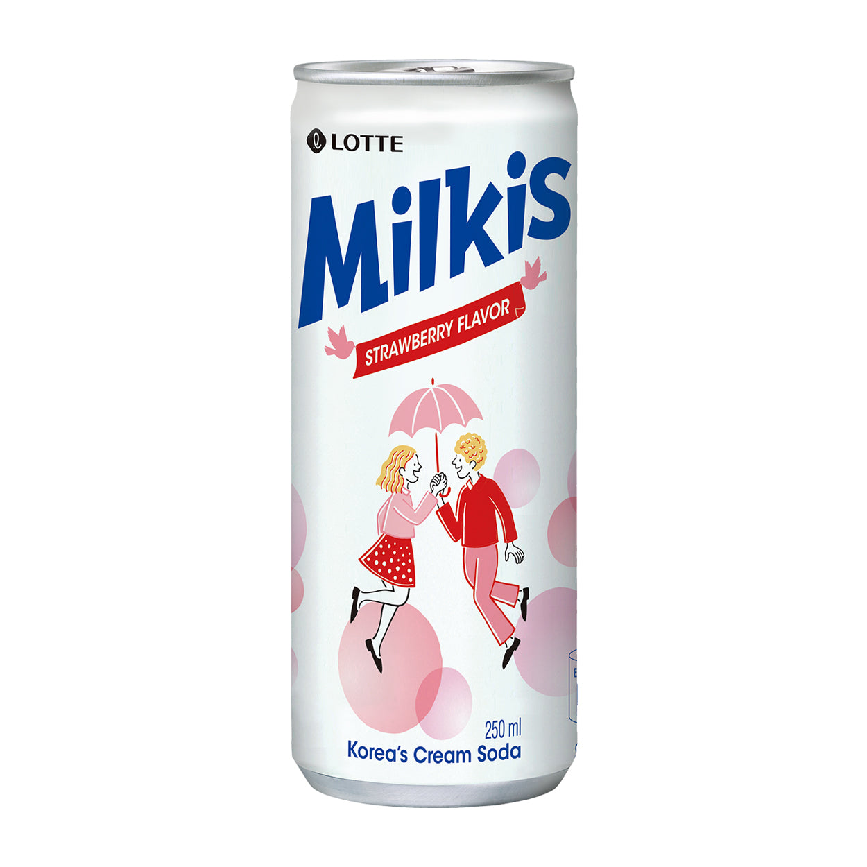 Milkis Strawberry Flavor Cream Soda Can 250ml