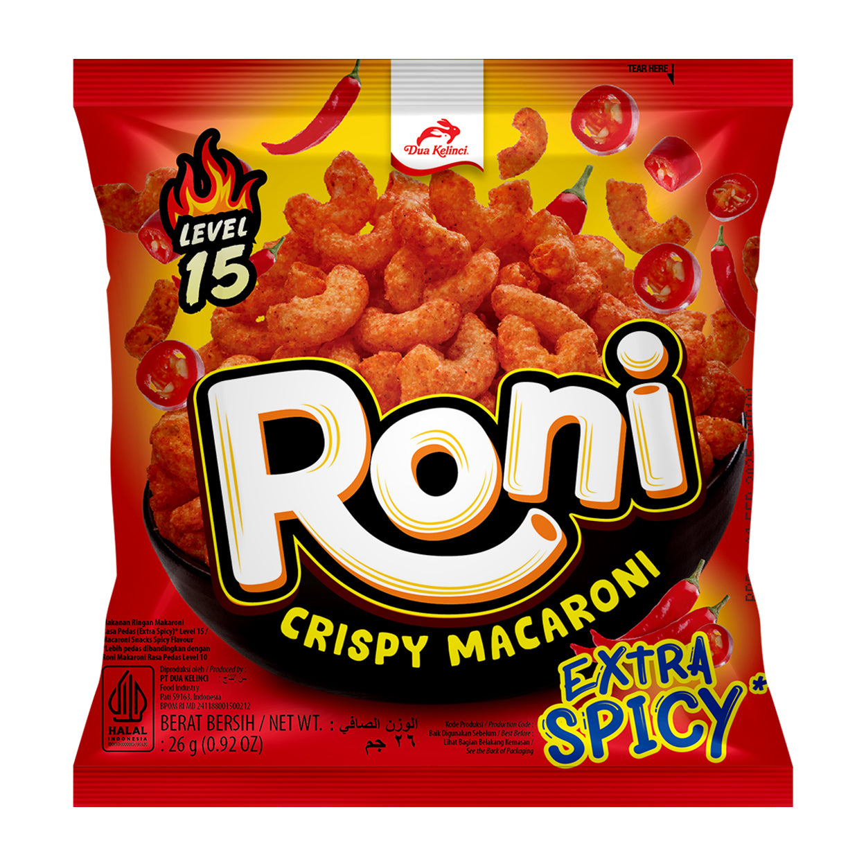 Roni Crispy Macaroni Extra Spicy 26g