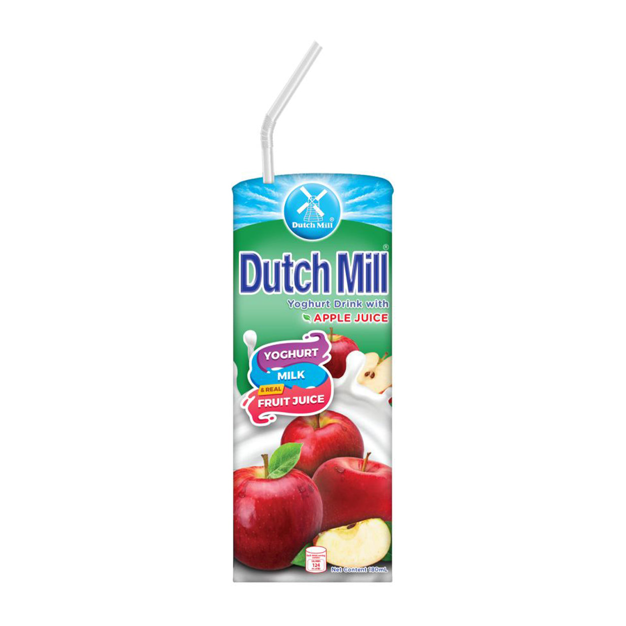 Dutch Mill Yoghurt Drink Apple 180ml