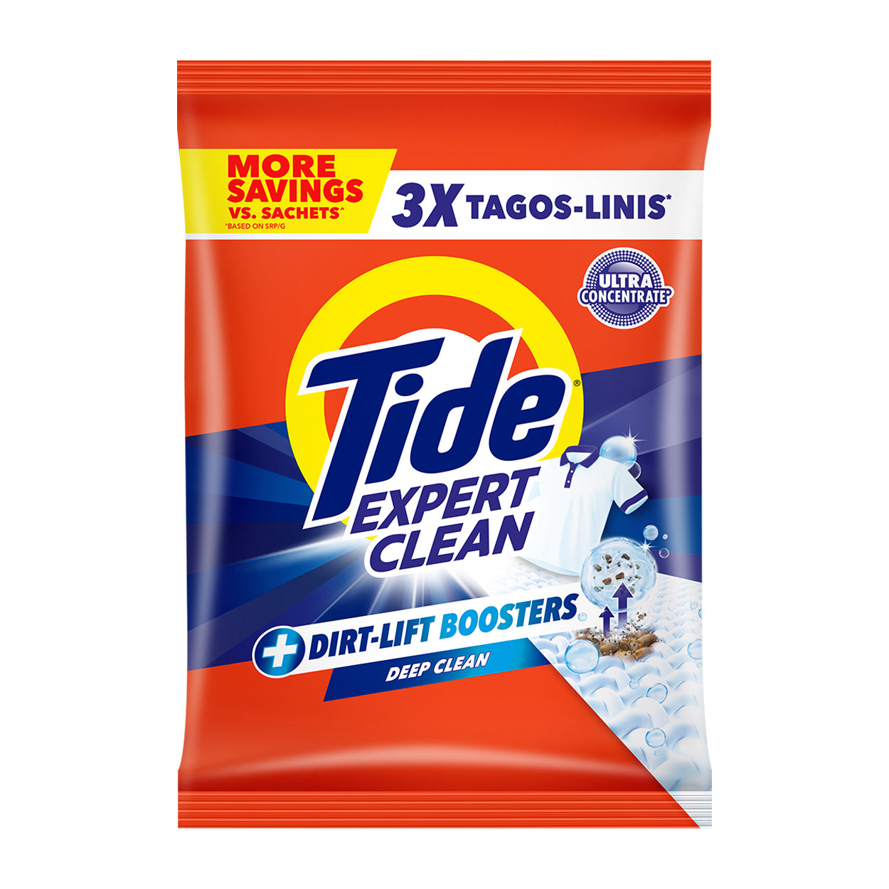 Tide Expert Clean Laundry Powder Deep Clean 1250g