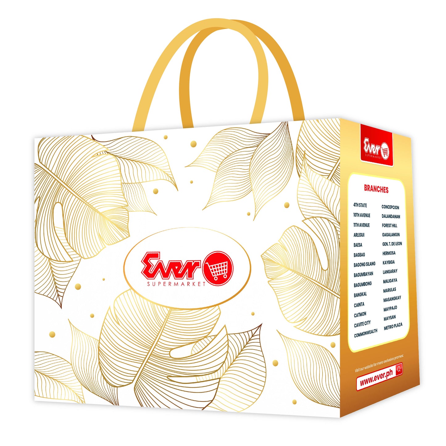 Ever Gold Leaf Eco Bag 18inx15in