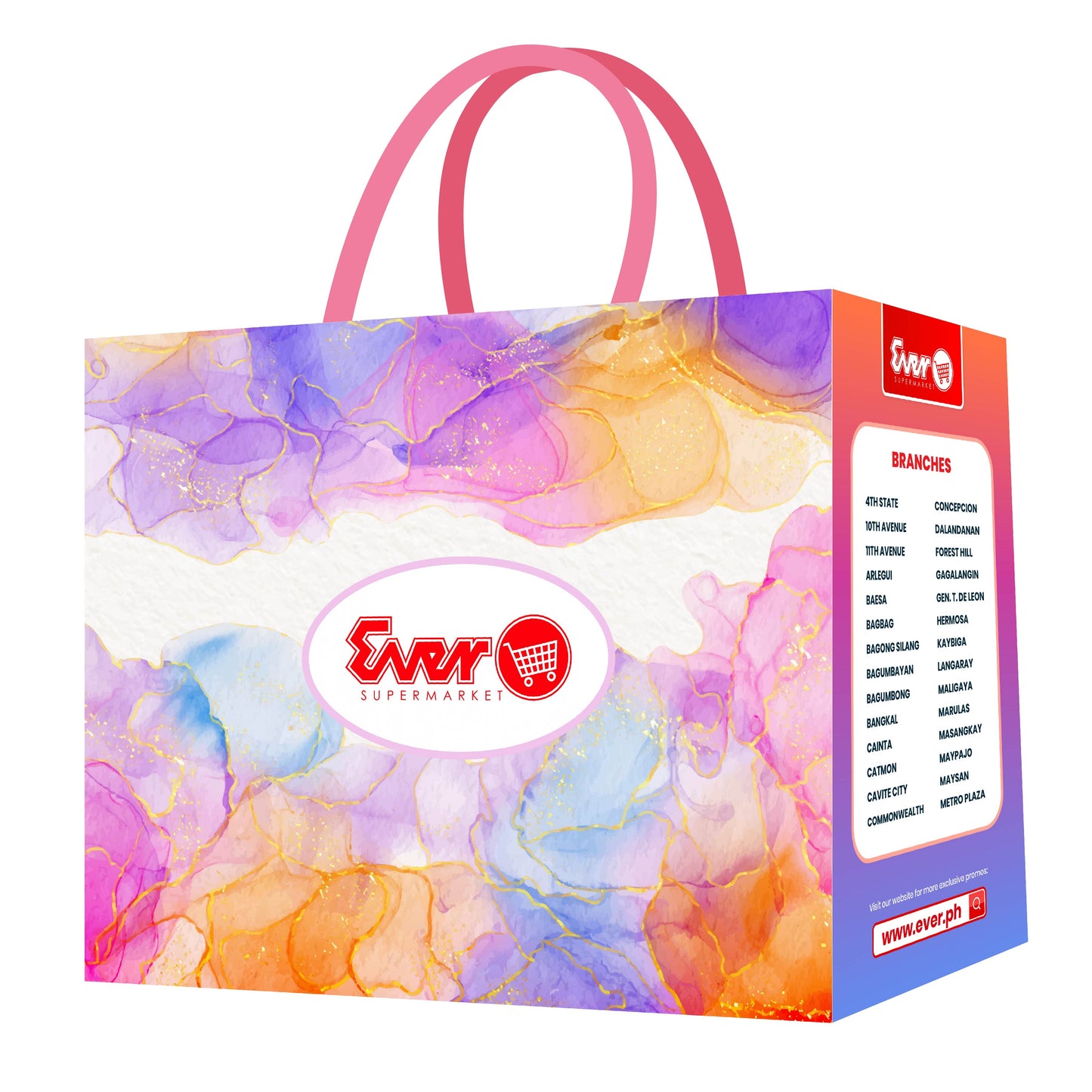 Ever Pastel Flow Eco Bag 18inx15in