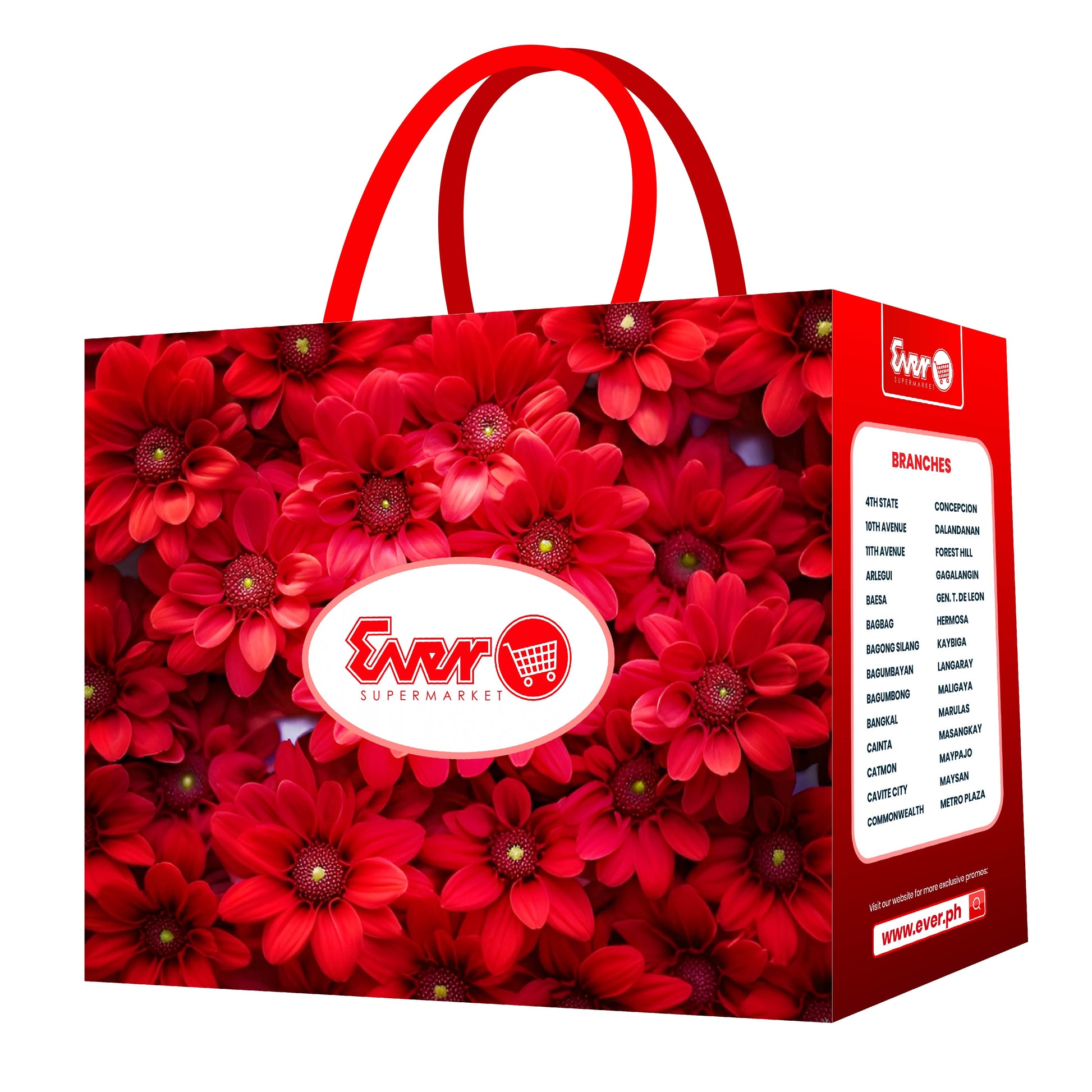 Ever Red Mini Ever Red Bloom Eco Bag 18inx15in – Ever Supermarket